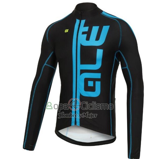 Ale Ropa Ciclismo Culotte Largo 2016 Hombre Mangas Largas Azul y Negro