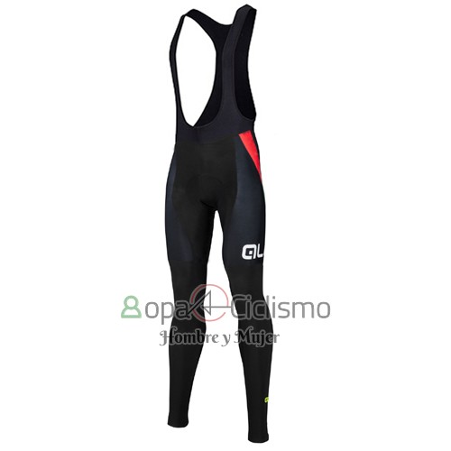 Ale Ropa Ciclismo Culotte Largo 2016 Hombre Mangas Largas Rojo y Azul
