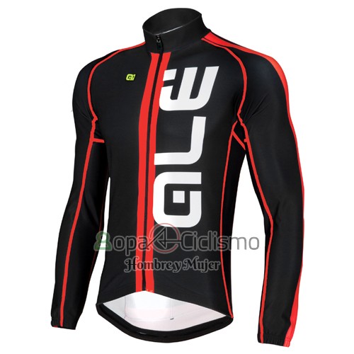 Ale Ropa Ciclismo Culotte Largo 2016 Hombre Mangas Largas Rojo y Azul