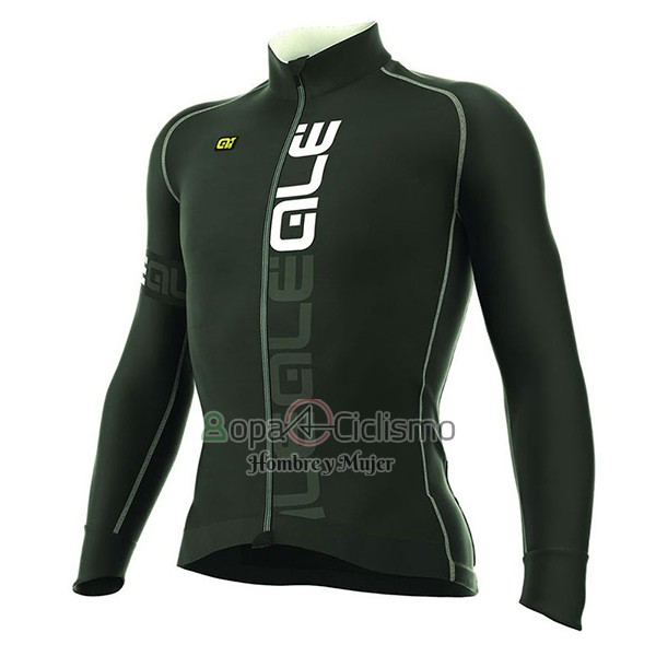 Ale Ropa Ciclismo Culotte Largo 2017 Hombre Mangas Largas 3 Season Negro y Blanco
