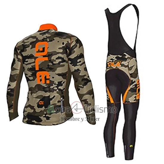 Ale Ropa Ciclismo Culotte Largo 2017 Hombre Mangas Largas Camuflaje