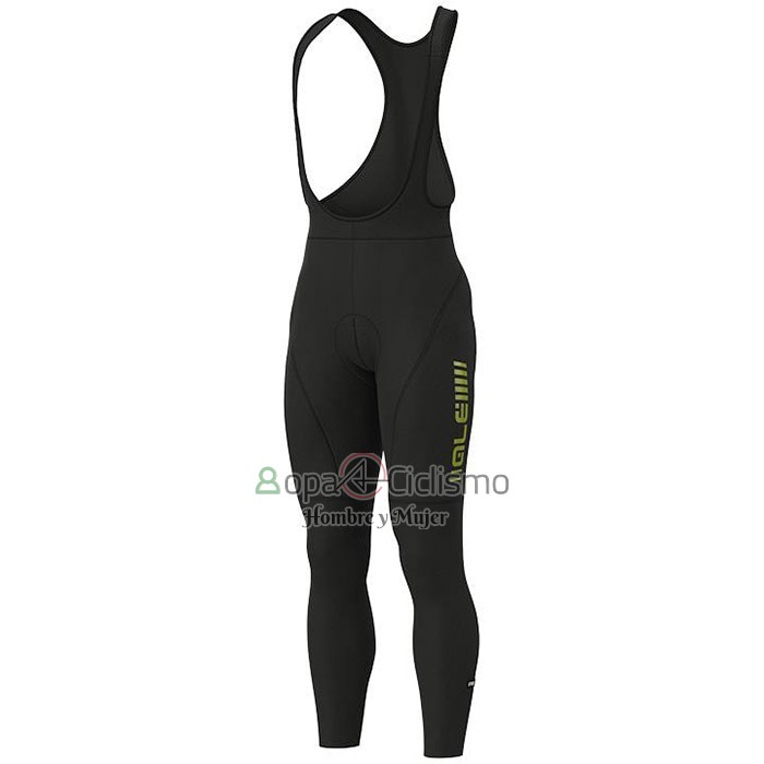 Ale Ropa Ciclismo Culotte Largo 2020 Hombre Mangas Largas Azul Claro AMarillo