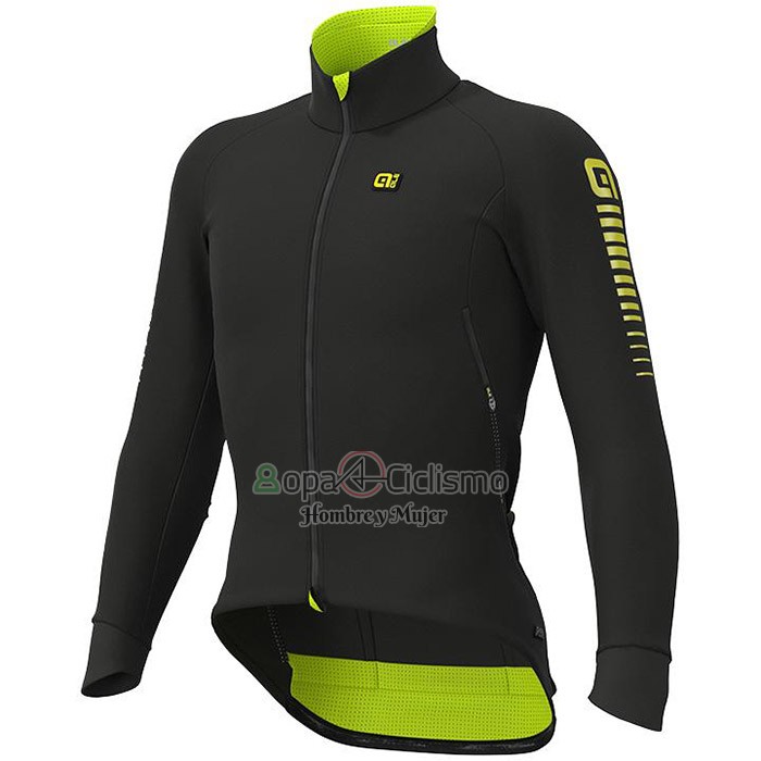Ale Ropa Ciclismo Culotte Largo 2020 Hombre Mangas Largas Negro