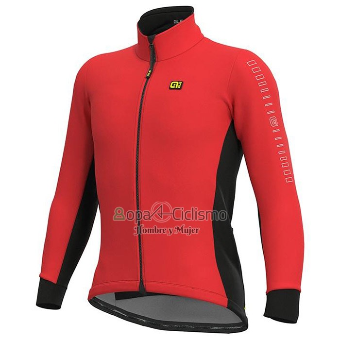Ale Ropa Ciclismo Culotte Largo 2020 Hombre Mangas Largas Rojo
