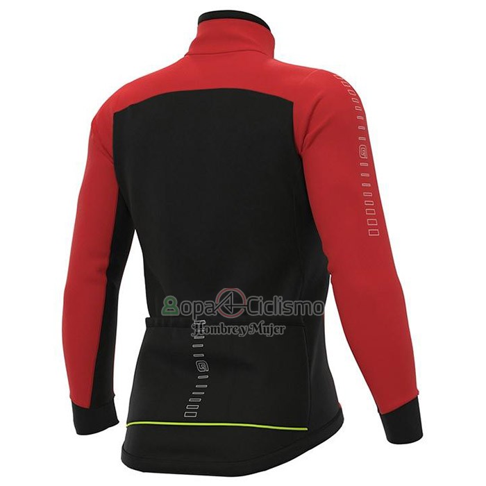 Ale Ropa Ciclismo Culotte Largo 2020 Hombre Mangas Largas Rojo