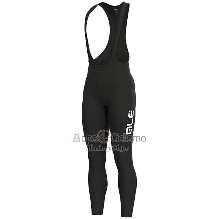Ale Ropa Ciclismo Culotte Largo 2020 Hombre Mangas Largas Rojo