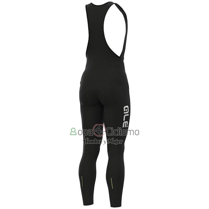 Ale Ropa Ciclismo Culotte Largo 2020 Hombre Mangas Largas Rojo