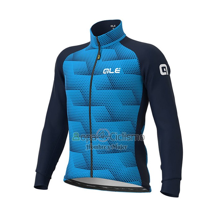 Ale Ropa Ciclismo Culotte Largo 2021 Hombre Mangas Largas Azul