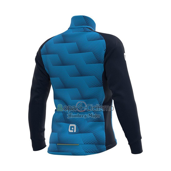 Ale Ropa Ciclismo Culotte Largo 2021 Hombre Mangas Largas Azul
