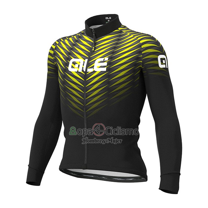 Ale Ropa Ciclismo Culotte Largo 2021 Hombre Mangas Largas Negro