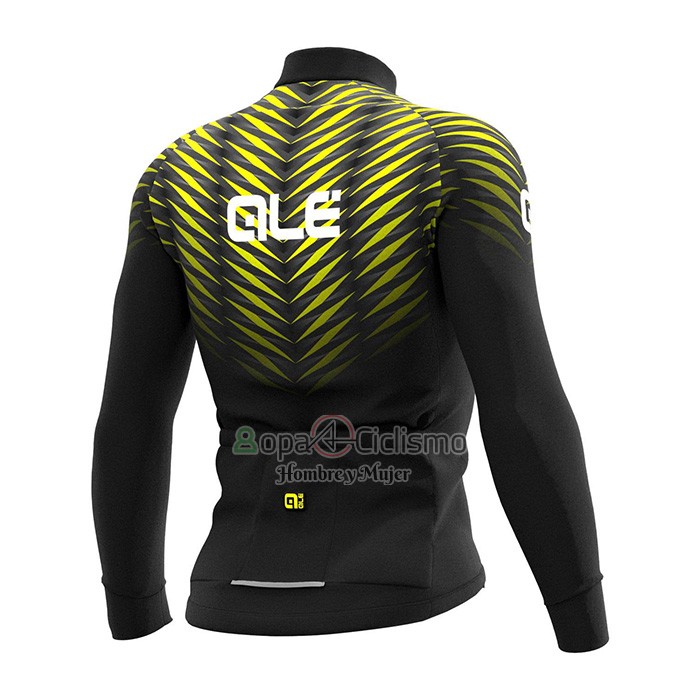 Ale Ropa Ciclismo Culotte Largo 2021 Hombre Mangas Largas Negro