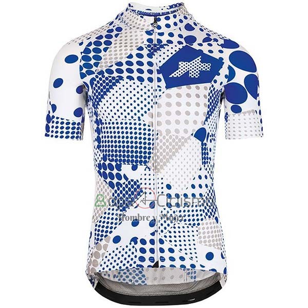 Assos Erlkoenig Ropa Ciclismo Culotte Corto 2020 Hombre Mangas Cortas Azul Blanco