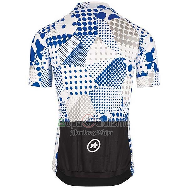 Assos Erlkoenig Ropa Ciclismo Culotte Corto 2020 Hombre Mangas Cortas Azul Blanco