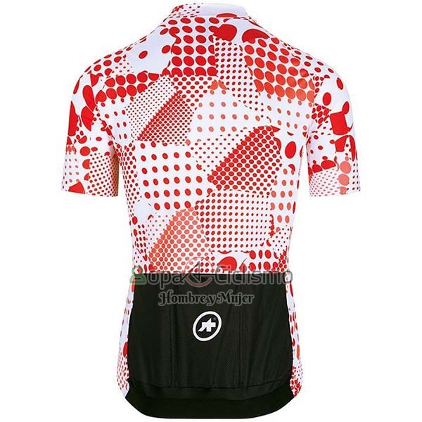 Assos Erlkoenig Ropa Ciclismo Culotte Corto 2020 Hombre Mangas Cortas Rojo Blanco