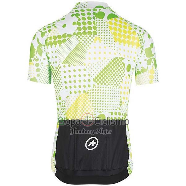 Assos Erlkoenig Ropa Ciclismo Culotte Corto 2020 Hombre Mangas Cortas Verde Blanco