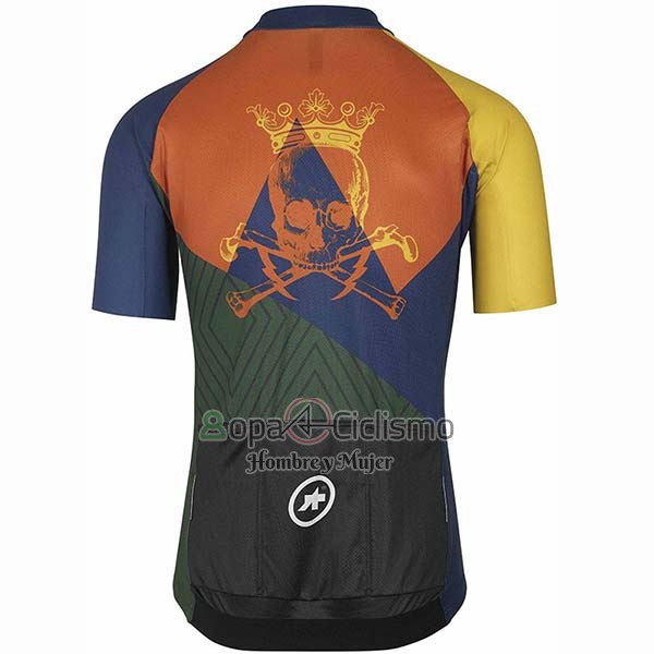 Assos Fastlane Wyndymilla Ropa Ciclismo Culotte Corto 2020 Hombre Mangas Cortas AMarillo Verde