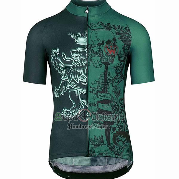 Assos Fastlane Wyndymilla Ropa Ciclismo Culotte Corto 2020 Hombre Mangas Cortas Verde