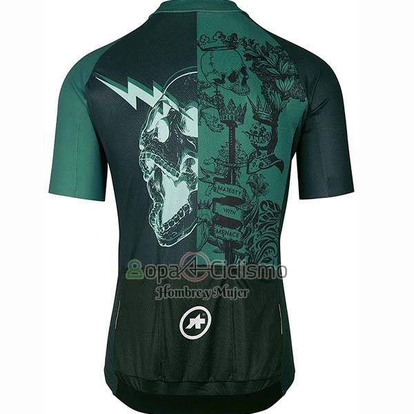 Assos Fastlane Wyndymilla Ropa Ciclismo Culotte Corto 2020 Hombre Mangas Cortas Verde