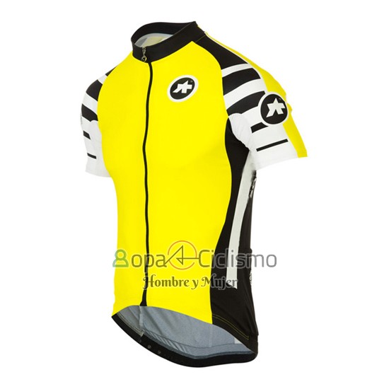 Assos Ropa Ciclismo Culotte Corto 2016 Hombre Mangas Cortas AMarillo