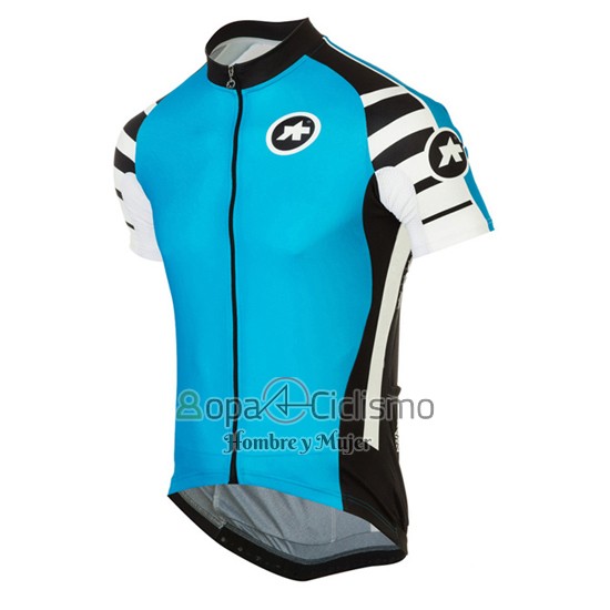 Assos Ropa Ciclismo Culotte Corto 2016 Hombre Mangas Cortas Negro y Azul