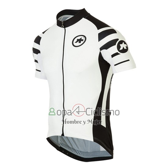 Assos Ropa Ciclismo Culotte Corto 2016 Hombre Mangas Cortas Negro y Blanco