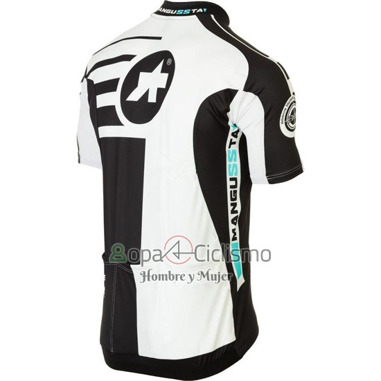 Assos Ropa Ciclismo Culotte Corto 2016 Hombre Mangas Cortas Negro y Blanco