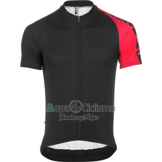 Assos Ropa Ciclismo Culotte Corto 2016 Hombre Mangas Cortas Negro y Rojo