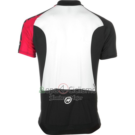Assos Ropa Ciclismo Culotte Corto 2016 Hombre Mangas Cortas Negro y Rojo
