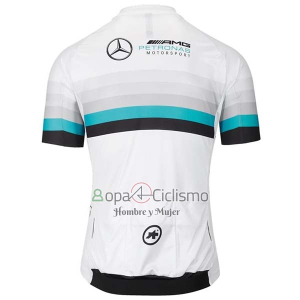 Assos Ropa Ciclismo Culotte Corto 2020 Hombre Mangas Cortas Blanco Azul Negro