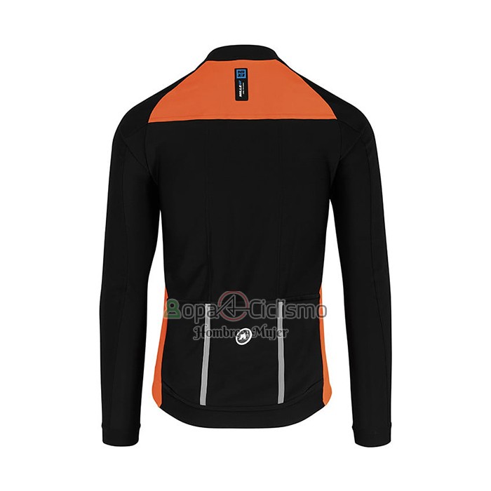 Assos Ropa Ciclismo Culotte Largo 2021 Hombre Mangas Largas Naranja
