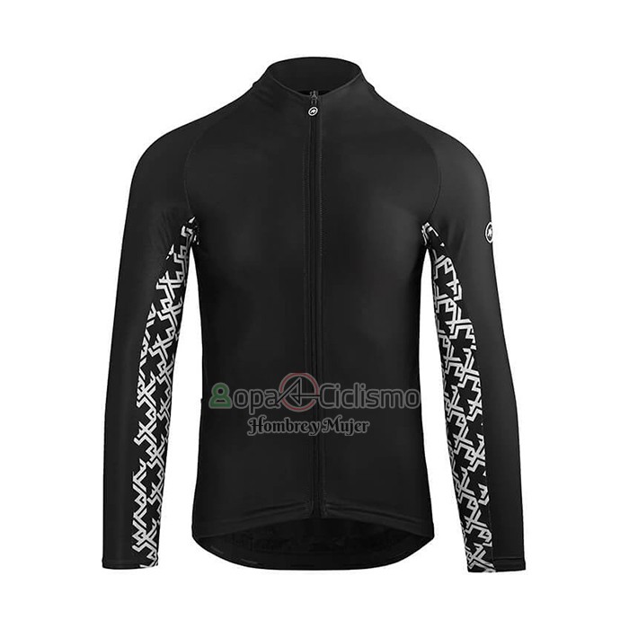 Assos Ropa Ciclismo Culotte Largo 2021 Hombre Mangas Largas Negro