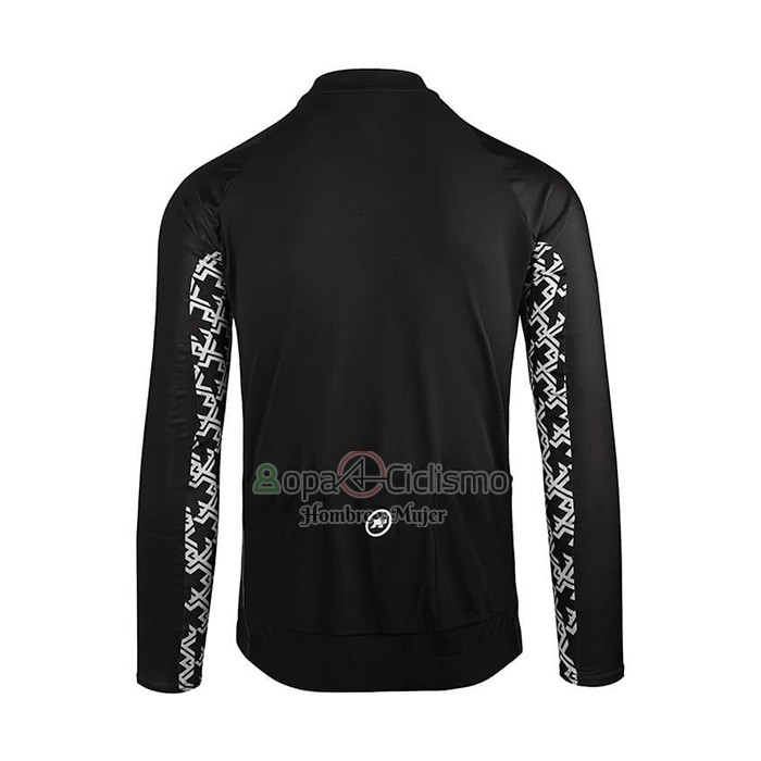 Assos Ropa Ciclismo Culotte Largo 2021 Hombre Mangas Largas Negro