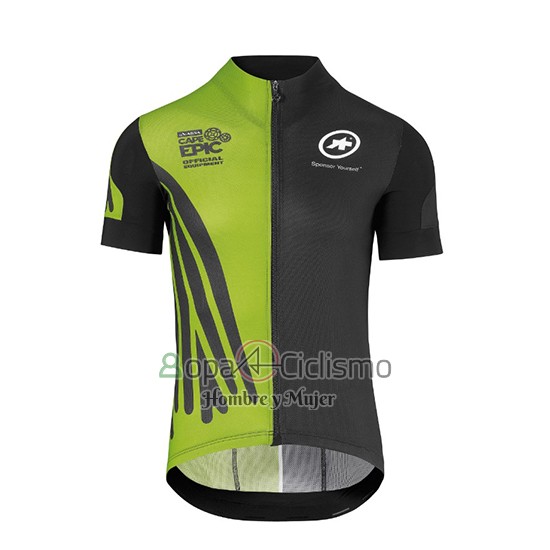 Assos Ss.gorraeepicxc Ropa Ciclismo Culotte Corto 2018 Hombre Mangas Cortas Verde