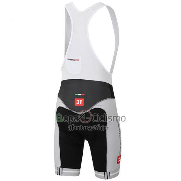 Castelli 3t Ropa Ciclismo Culotte Corto 2017 Hombre Mangas Cortas Gris y Negro