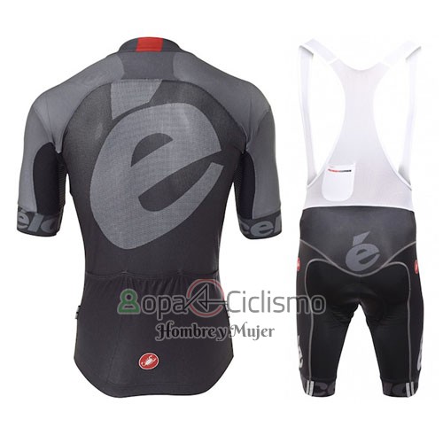 Castelli Cervelo Ropa Ciclismo Culotte Corto 2016 Hombre Mangas Cortas Negro