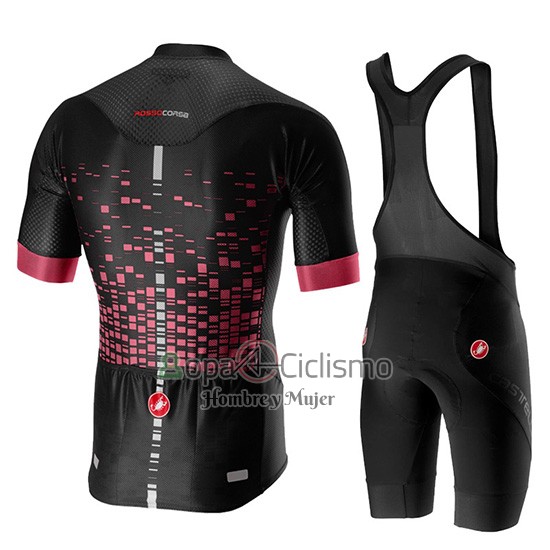 Castelli Climber's 2.0 Ropa Ciclismo Culotte Corto 2019 Hombre Mangas Cortas Negro Rosa