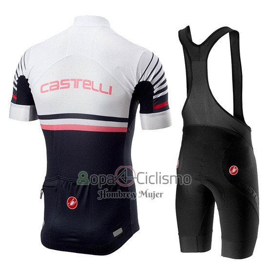 Castelli Free AR 4.1 Ropa Ciclismo Culotte Corto 2019 Hombre Mangas Cortas Blanco Negro