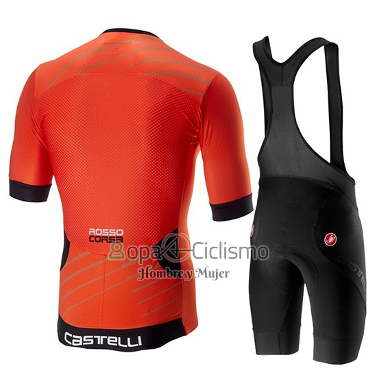 Castelli Free Speed Race Ropa Ciclismo Culotte Corto 2019 Hombre Mangas Cortas Naranja