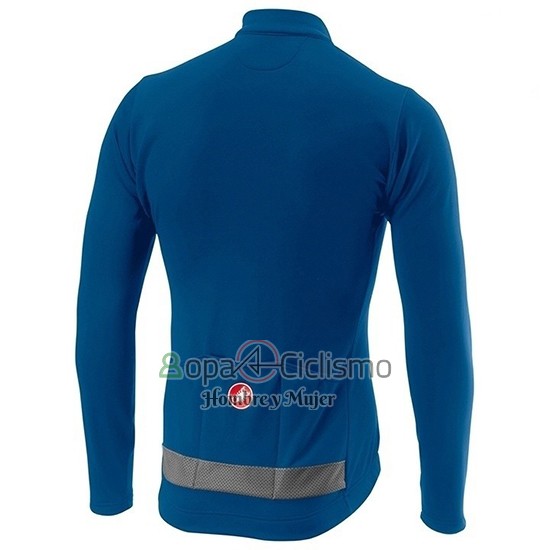 Castelli Puro 3 Ropa Ciclismo Culotte Largo 2019 Hombre Mangas Largas Azul Negro