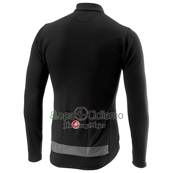 Castelli Puro 3 Ropa Ciclismo Culotte Largo 2019 Hombre Mangas Largas Gris Negro