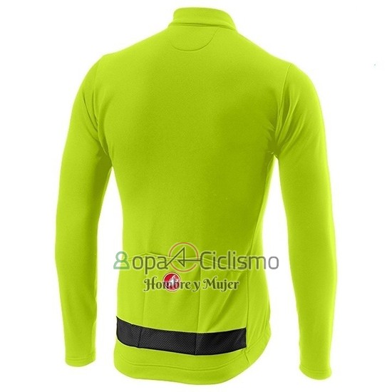 Castelli Puro 3 Ropa Ciclismo Culotte Largo 2019 Hombre Mangas Largas Verde Negro