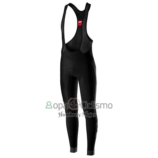 Castelli Raddoppia 2 Ropa Ciclismo Culotte Largo 2019 Hombre Mangas Largas Negro