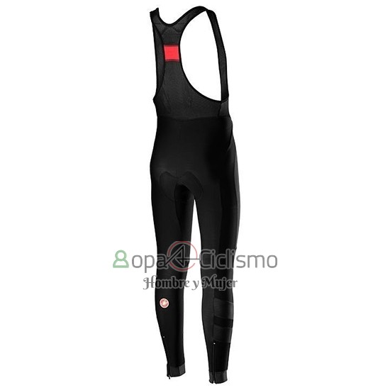 Castelli Raddoppia 2 Ropa Ciclismo Culotte Largo 2019 Hombre Mangas Largas Negro