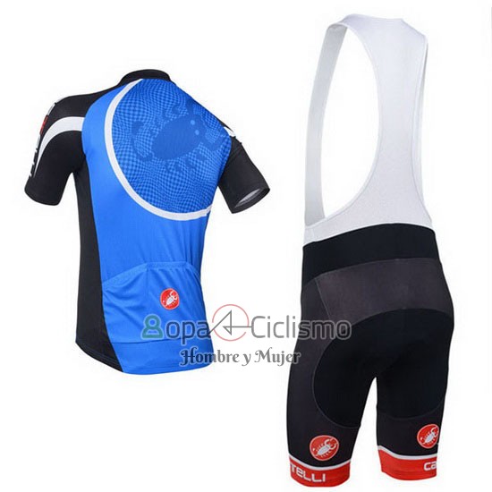 Castelli Ropa Ciclismo Culotte Corto 2013 Hombre Mangas Cortas Negro y Azul
