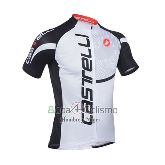 Castelli Ropa Ciclismo Culotte Corto 2013 Hombre Mangas Cortas Negro y Blanco