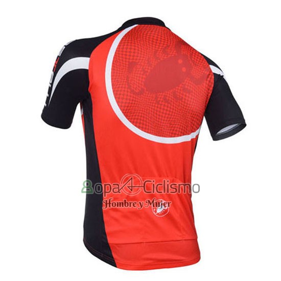 Castelli Ropa Ciclismo Culotte Corto 2013 Hombre Mangas Cortas Negro y Rojo