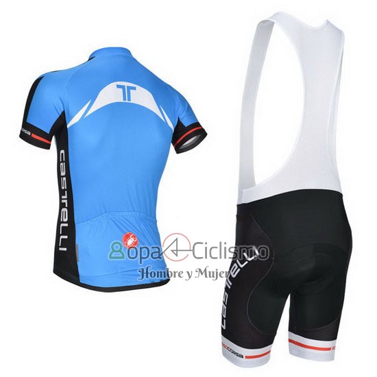 Castelli Ropa Ciclismo Culotte Corto 2014 Hombre Mangas Cortas Azul y Negro
