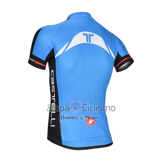 Castelli Ropa Ciclismo Culotte Corto 2014 Hombre Mangas Cortas Azul y Negro