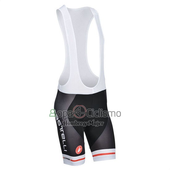 Castelli Ropa Ciclismo Culotte Corto 2014 Hombre Mangas Cortas Blanco y Azul