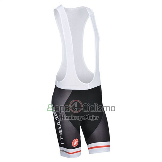 Castelli Ropa Ciclismo Culotte Corto 2014 Hombre Mangas Cortas Blanco y Naranja